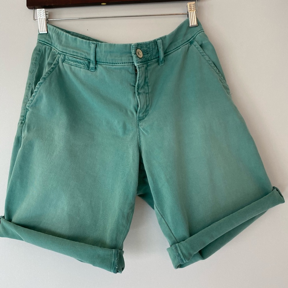 Anthropologie - Pilcro - Teal Chino Shorts